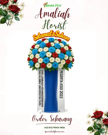 Standing Flowers Telogo Rejo